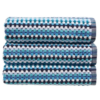 Christy Badehåndklæde Carnaby Stripe Blå 76 x 137 cm